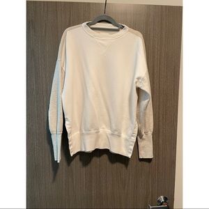 Abercrombie Split-Hem Tunic Colorblock Crew Sweatshirt